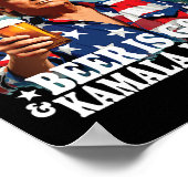 神はビ素晴らしール、カマラはおもしろいだ熱狂する ポスター (角)