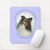 神はマウスパッドシェットランド・シープドッグの微笑しました マウスパッド (マウス)