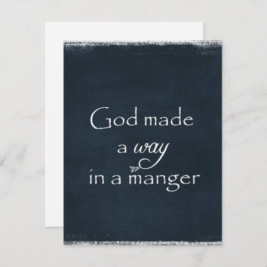 神はマンガーの引用文で道を開いた シーズンカード (正面/裏面)