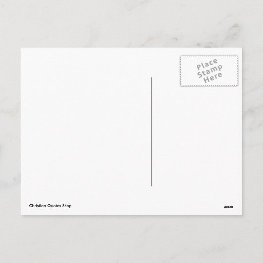 神はマンガーの引用文で道を開いた シーズンポストカード (裏面)