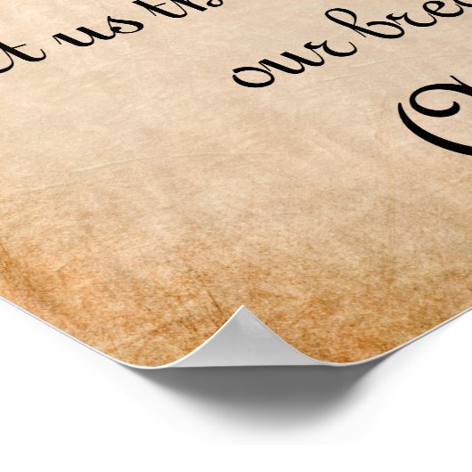 神はメアルタイ素晴らしム祈りの言葉 ポスター (角)