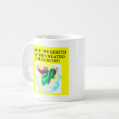 神はラインダンス作成しました コーヒーマグカップ (正面左)