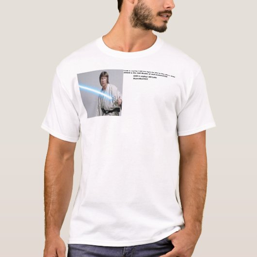 神はルーク・スカイウォーカー Tシャツ (正面)