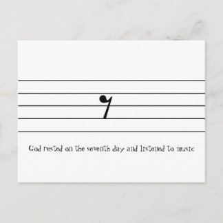 神は七日目に聞... ポストカード