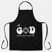 神は万事に臨む エプロン (正面)