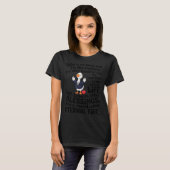神は上司 可愛いアヒル キリスト教 Tシャツ (正面フル)