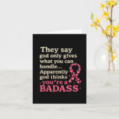 神は与えお前が手に入れおもしろいるもの カード (黄色い花)