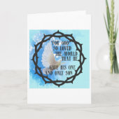 神は世を愛されたからである カード (正面)