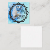 神は世を愛されたからである ノートカード (正面/裏面)