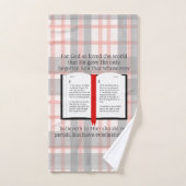 神は世を愛されたからである バスタオルセット (ハンドタオル)