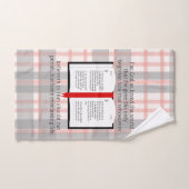 神は世を愛されたからである バスタオルセット (ハンドタオル)