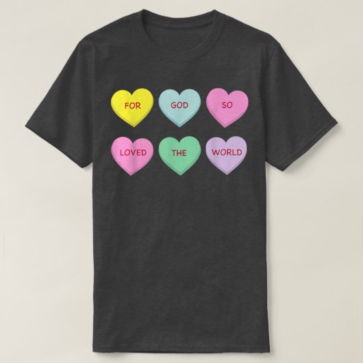 神は世を愛されたのだから Tシャツ (デザイン正面)