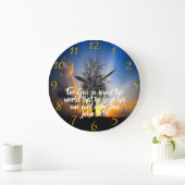 神は世を愛した ラージ壁時計 (ホーム)