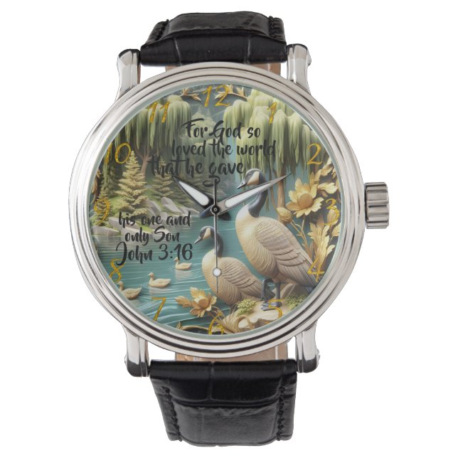 神は世を愛した 腕時計 (正面)