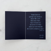 神は世界のクリスマスカードを非常に愛していたので カード (内部)