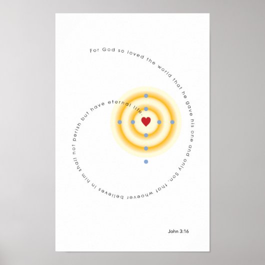 神は世界のポスターを非常に愛していた ポスター (正面)