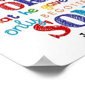 神は世界の子供たちをキリスト教徒のように愛していたので ポスター (角)