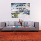 神は世界の拡大されたキャンバスの印刷を非常に愛していた キャンバスプリント