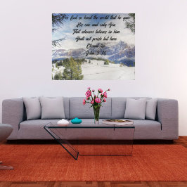 神は世界の拡大されたキャンバスの印刷を非常に愛していた キャンバスプリント