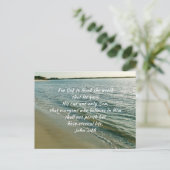 神は世界の教会のサービスの休日を愛した ポストカード (スタンド正面)