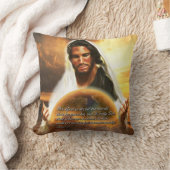 神は世界の枕をこんなに愛していたからだ クッション (ブランケット)