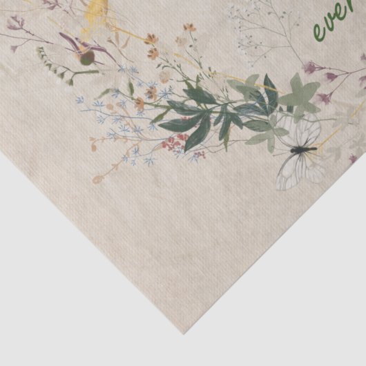 神は世界の野生の花のティッシュペーパーを愛して 薄葉紙 (詳細)