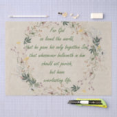 神は世界の野生の花のティッシュペーパーを愛して 薄葉紙 (クラフト)