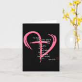 神は世界を愛された キリスト教 バレンタインデー カード (黄色い花)