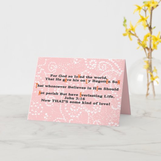 神は世界を愛した – お前… カスタマイズ -  カード (黄色い花)