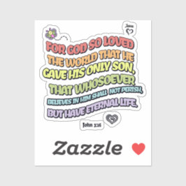 神は世界を愛した シール