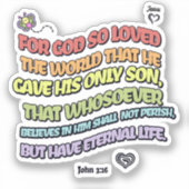 神は世界を愛した シール (正面)