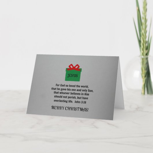 神は世界を愛していた… シーズンカード (正面)