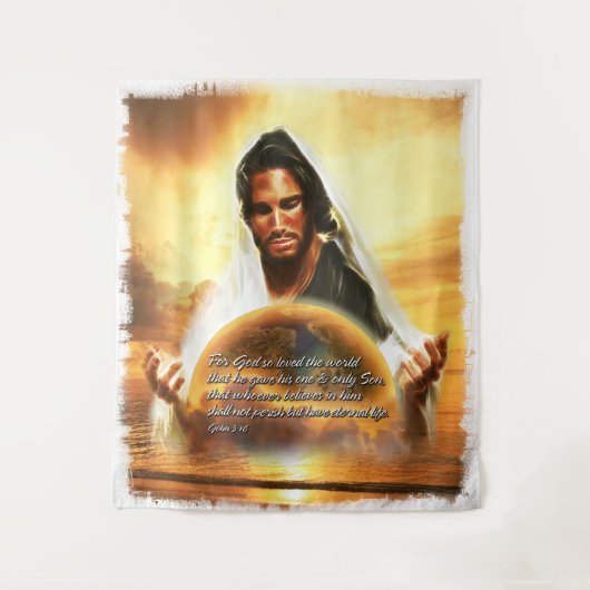 神は世界を愛していた… タペストリー (正面)