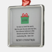 神は世界を愛していた… メタルオーナメント (左)