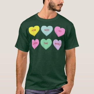 神は世界を愛しておられる Tシャツ