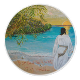 「神は世界を愛してた…」 ドアノブ セラミックノブ