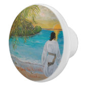 「神は世界を愛してた…」 ドアノブ セラミックノブ (右)