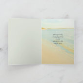 神は世界を愛して折り畳んだグリーティングカード カード (内部)