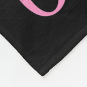 神は乳がんピンクリボンよりも強い フリースブランケット (角)