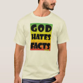 神は事実Tシャツを嫌う Tシャツ (正面)