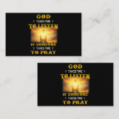 神は人が時間を聞取るもしのに時間を要する 名刺 (正面/裏面)