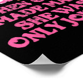 神は人を作った彼女はフェミニスト胡を冗談おもしろいにしていた ポスター (角)