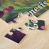 神は人を庭に置き、神と創造の聖句 ジグソーパズル (側面)