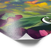 神は人を庭に置き、神と創造の聖句 フォトプリント            (角)