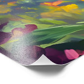 神は人を庭に置き、神と創造の聖句 フォトプリント            (角)