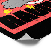 神は人種差別のステッカーを嫌う ポスター (角)