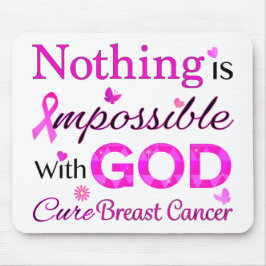 神は何も不可能ではない マウスパッド