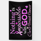 神は何も不可能ではない 横断幕 (縦)