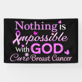 神は何も不可能ではない 横断幕 (横)