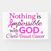 神は何も不可能ではない 横断幕 (横)